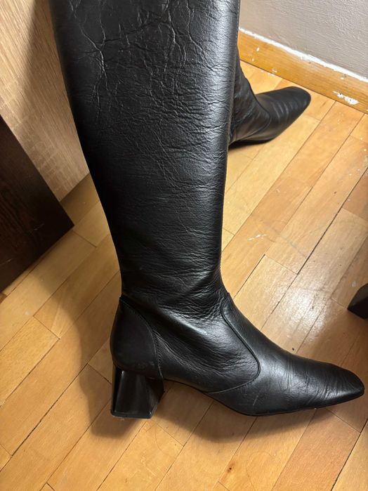 Високи Кожени Ботуши