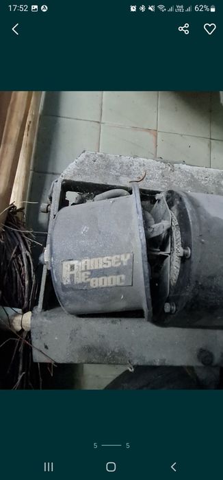Troliu winch Ramsey RE8000 tractari offroad grup forta 12v wireless