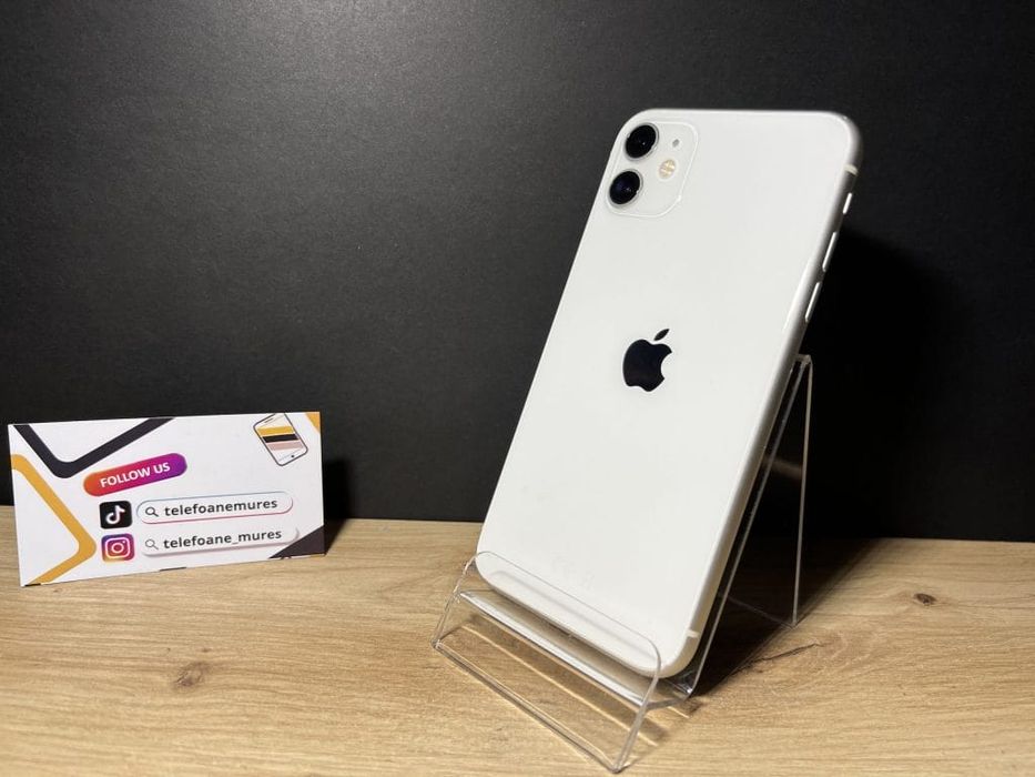 iPhone 11 64Gb White 3 ani garanție, Telefoane Mureș