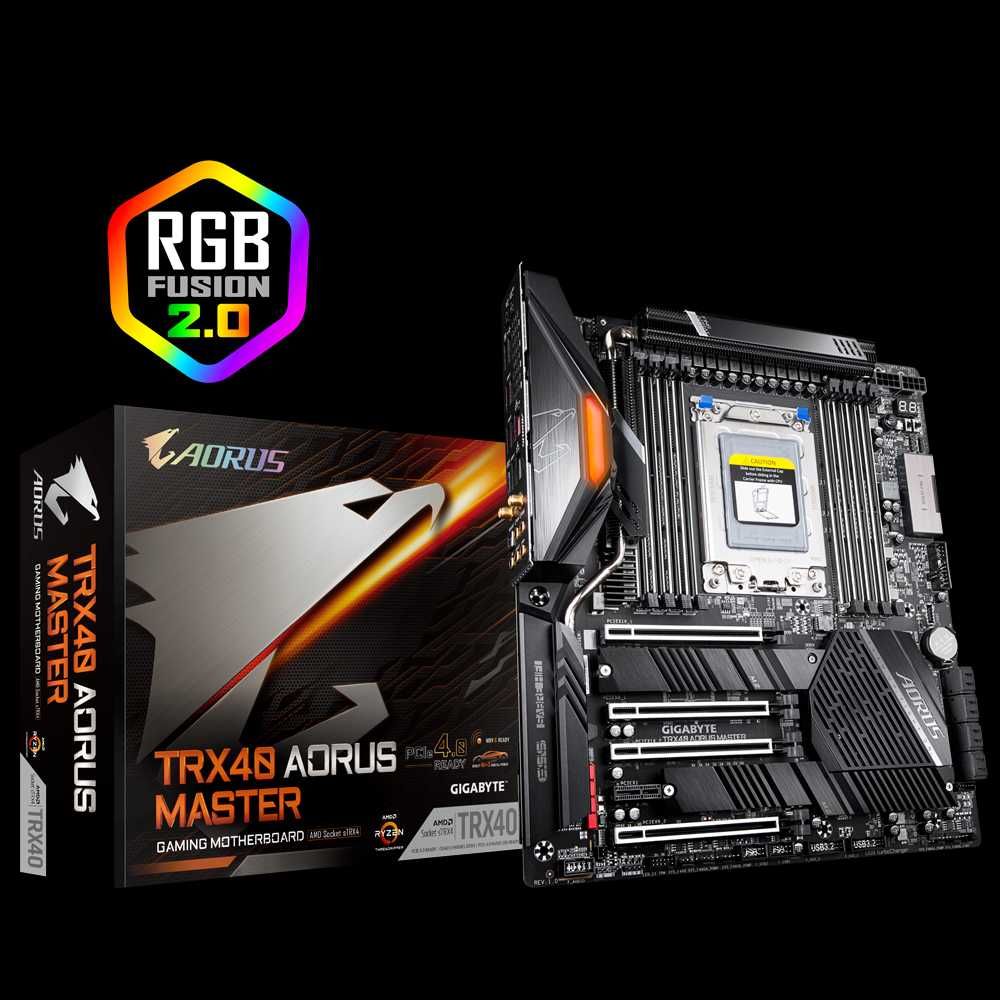 Placă de bază Gigabyte TRX40 AORUS MASTER,  Threadripper