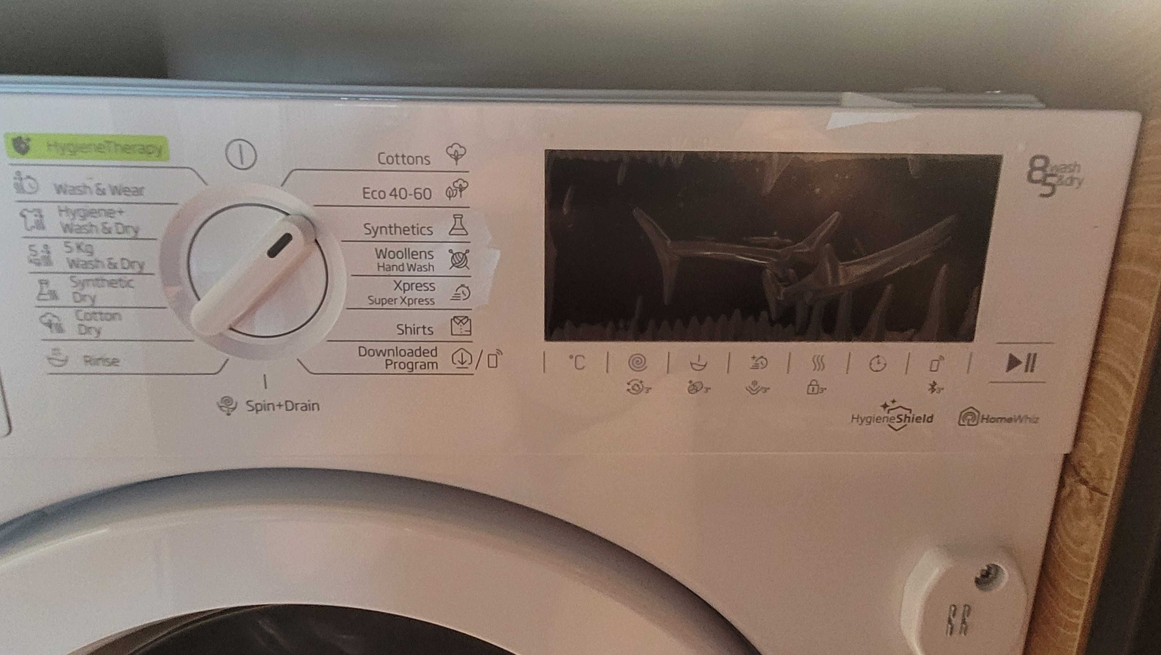 Пералня със сушилня за вграждане Beko HITV8736B0HT, Пране 8 кг, Сушене