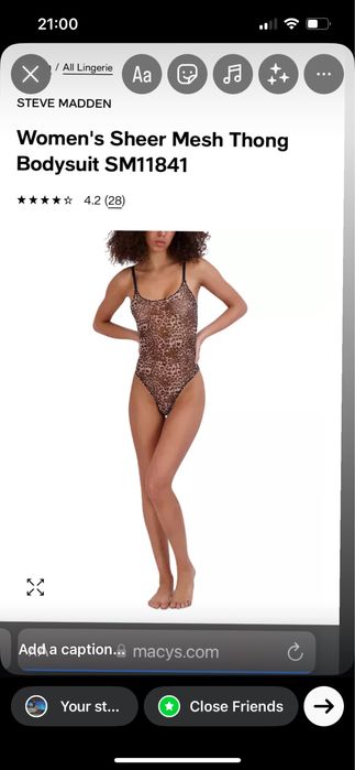 Боди Steve Madden