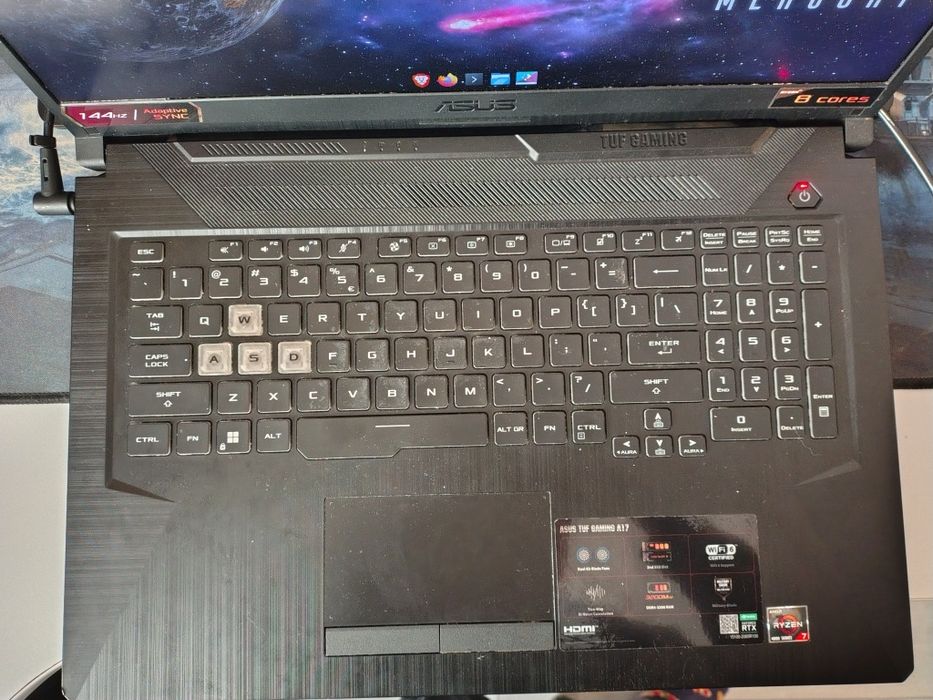 Laptop Gaming Asus TUF FA706IE - Ryzen 7 5800HS RTX 3050 Ti Mobile