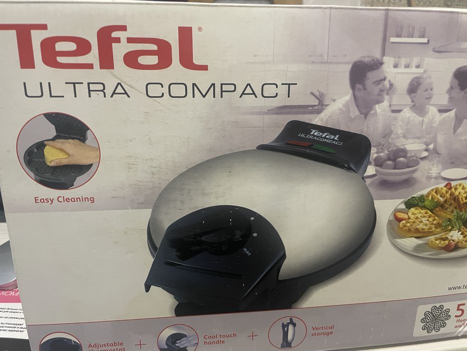 Вафельница для бельгийских вафель Tefal