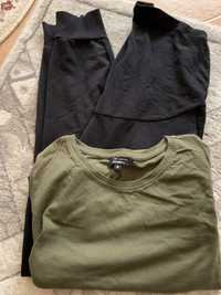 Pantaloni și tricou pt gravide H&M mărimea M, stare impecabila