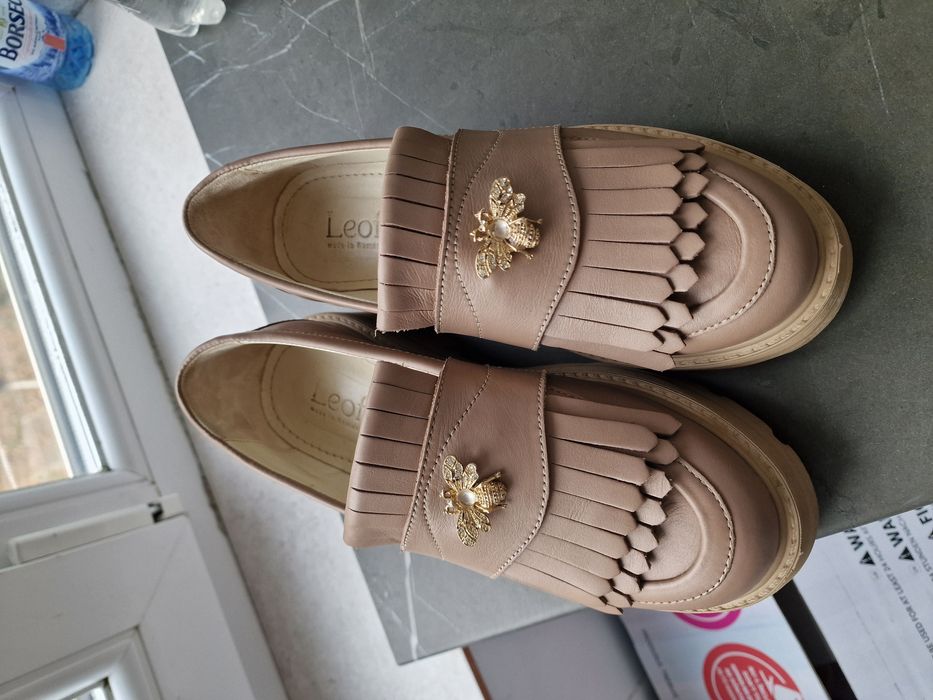 Pantofi mocasini loafers de piele