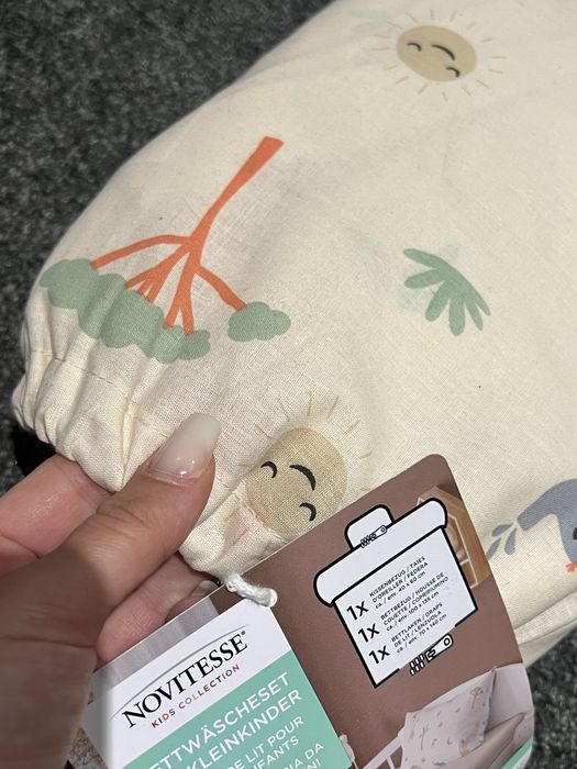 Lenjerie de pat bumbac 100% pentru copii Novitesse