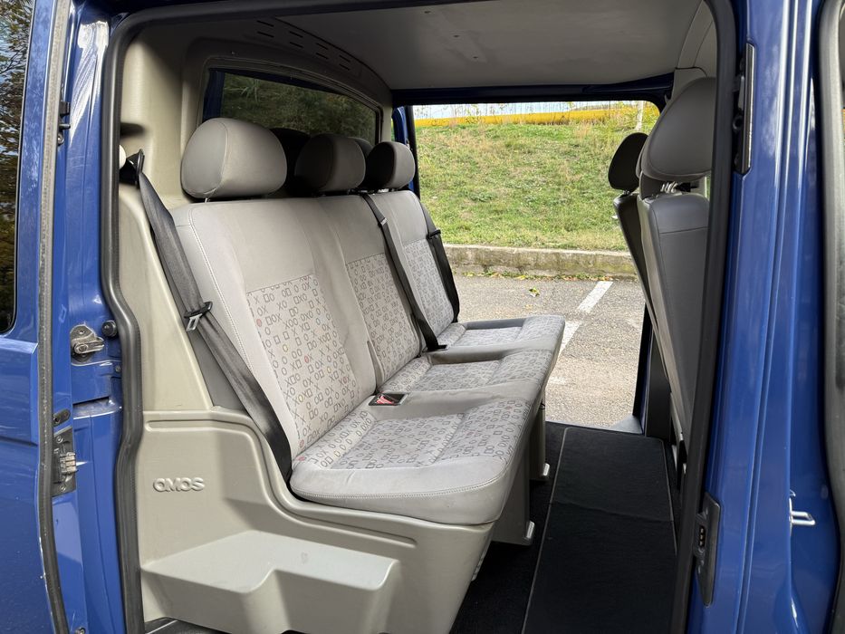 VW Transporter T5 1.9 Tdi Modelul Lung cu 6 Locuri si Marfa