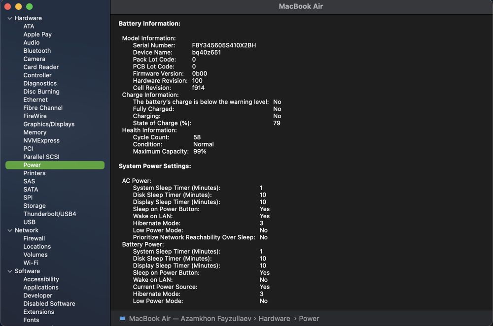 Macbook air m2 8/256gb Full box