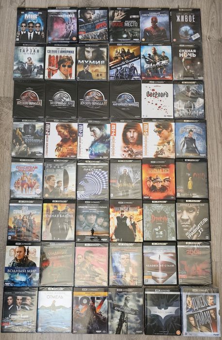 Фильмы 4K ultra hd blu-ray, блюрей.