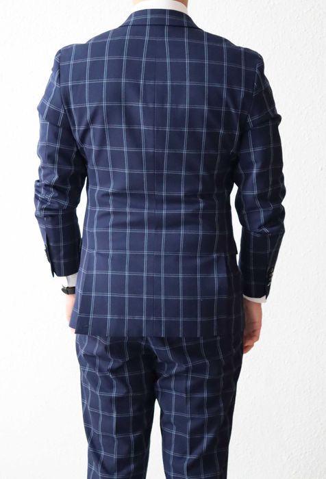 Costum bărbați, marca Reserved, albastru, mărimea 48, 2 piese