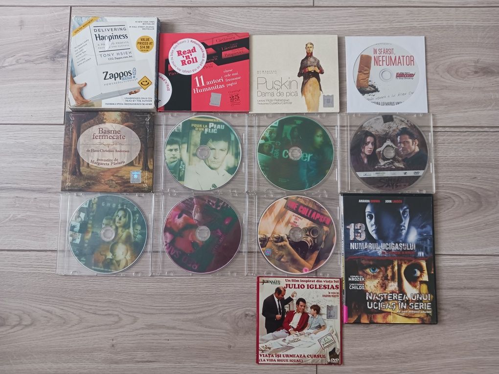 CDuri/DVDuri Muzica Internationala/Romaneasca/Audiobookuri/Filme etc.