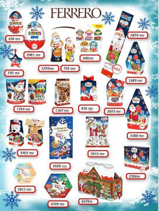 Новогодние подарки  для детей.