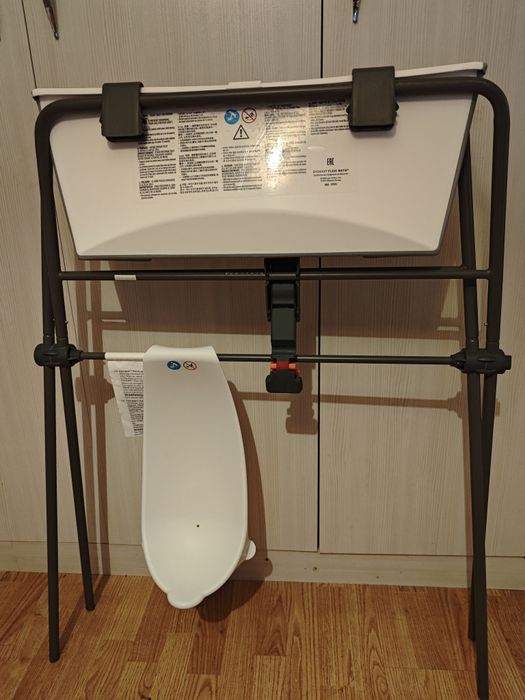 Вана със стойка Stokke flexi bath + подложка новородено