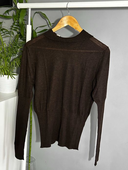 Hermès Cashmere & Silk Knit Blouse M