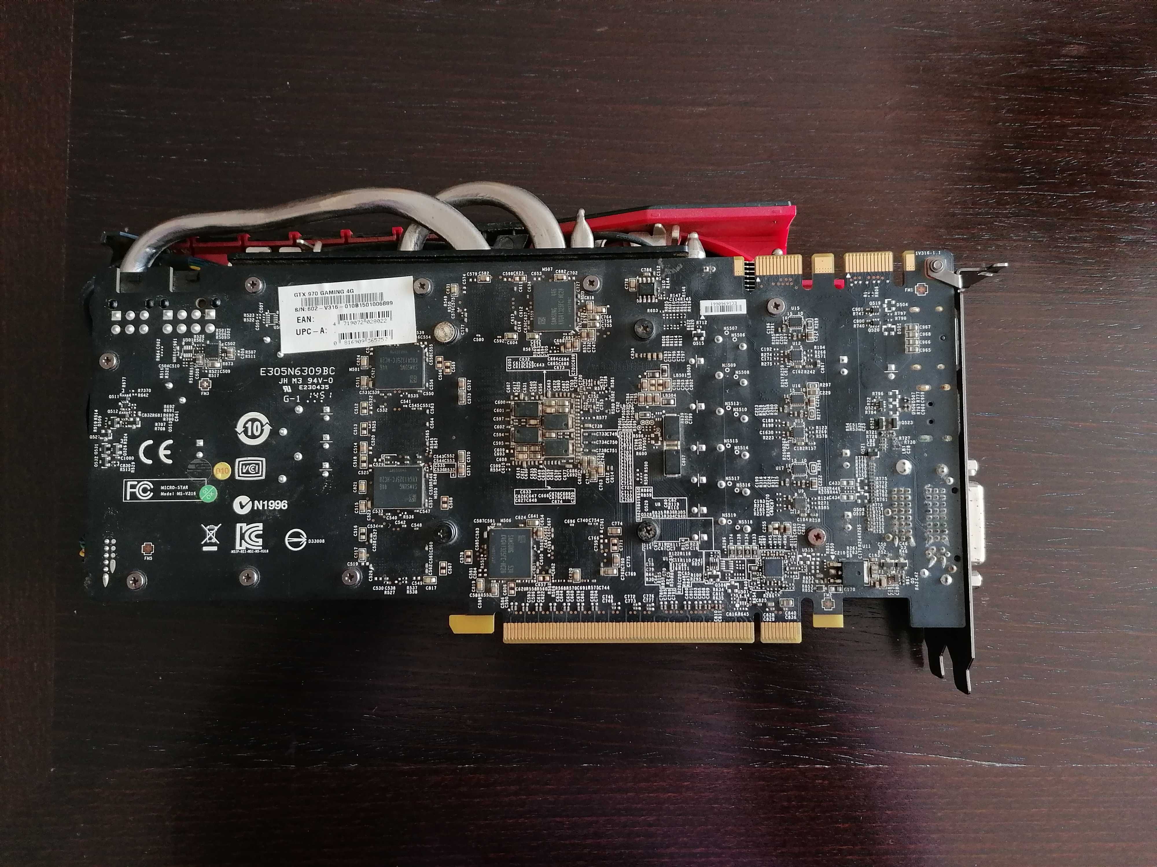 Видеокарта MSI GeForce GTX 970 Gaming 4G