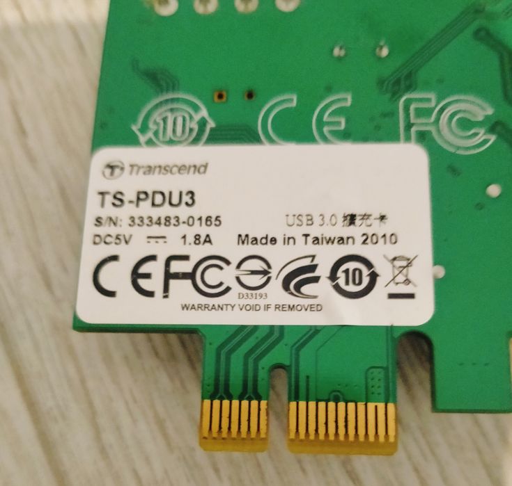 PCI адаптер USB-портов 3.1