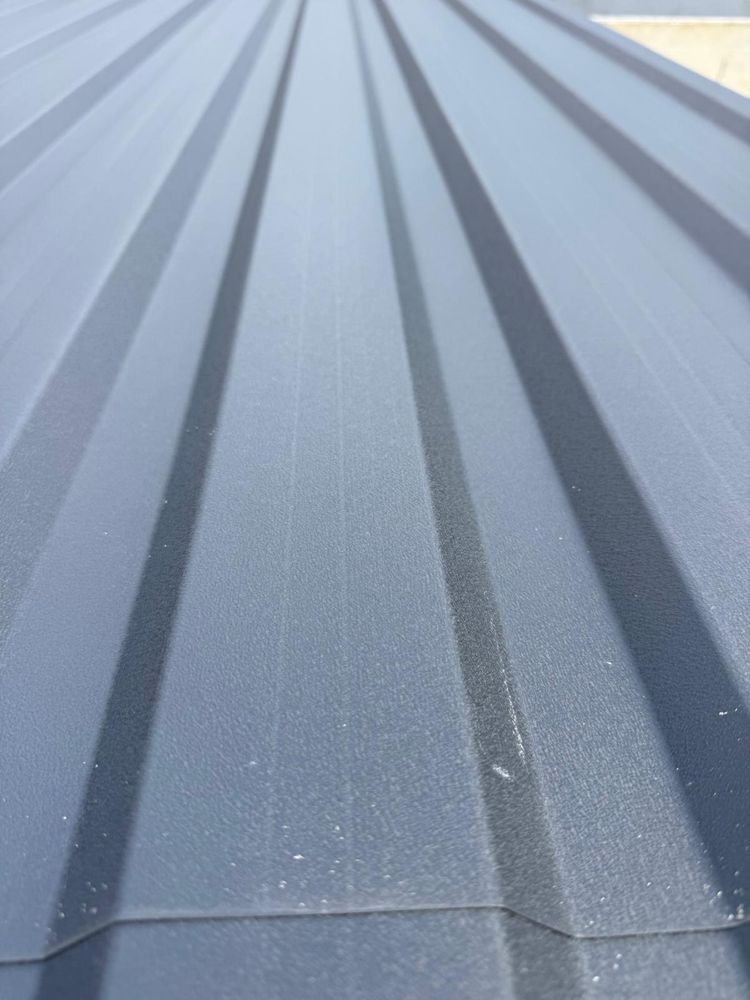 Tablă Cutată T18 RAL 7016 gri antracit 0,5mm 6m lungime Gard Fațadă
