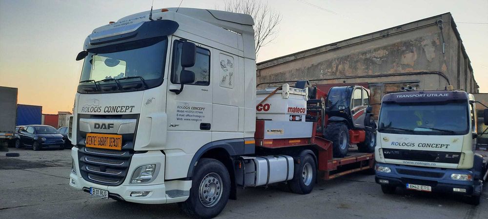 DAF XF 480 EURO 6 MANUAL si semiremorca Faymonville