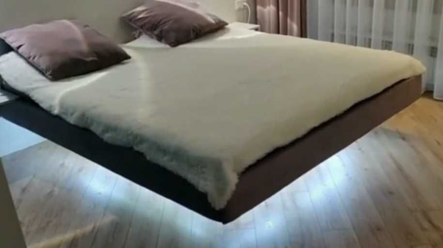 Комплект подвесная(парящая) кровать и тумба