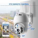 5 MP външна Нова въртяща безжична WIFI IP FULLHD камера  Нощно виждане