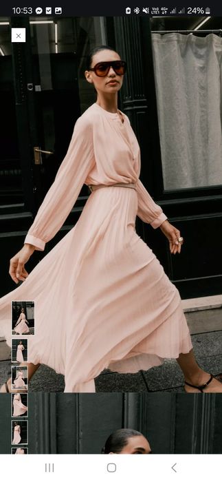 Елегантна рокля Zara (нова)