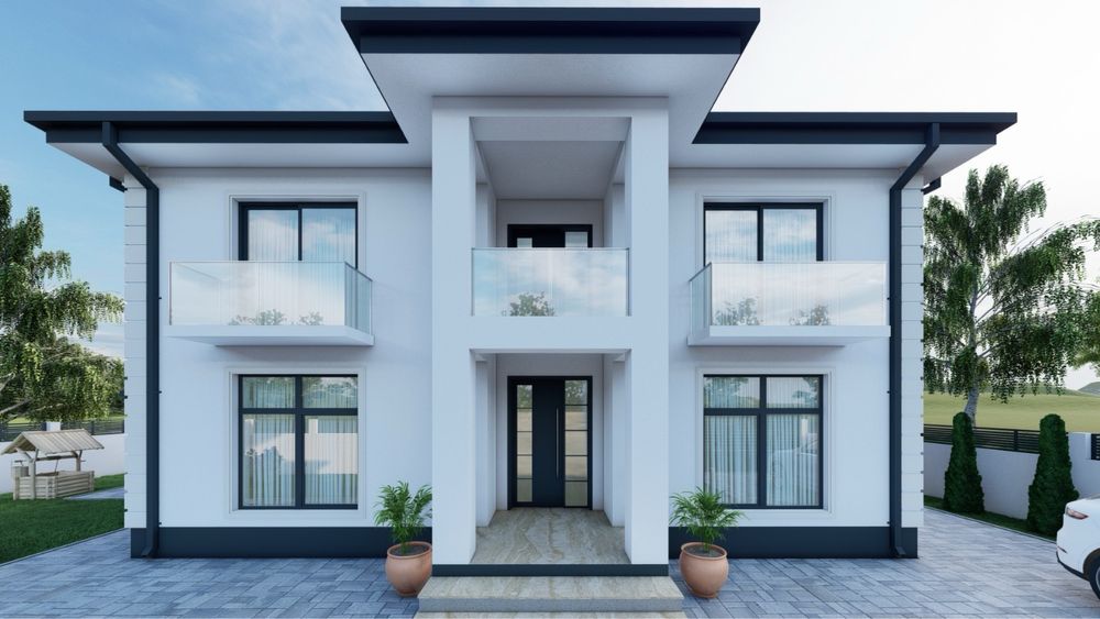 Realizez proiecte complete de locuințe, anexe, hale metalice