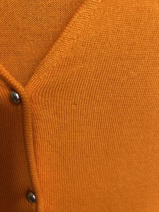 Оранжева жилетка вълна и кашмир