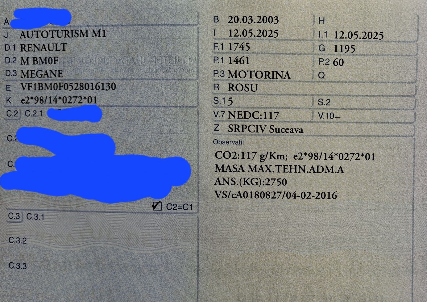 Schimb/ Vând- Renault Megane 1.5 dci 2003