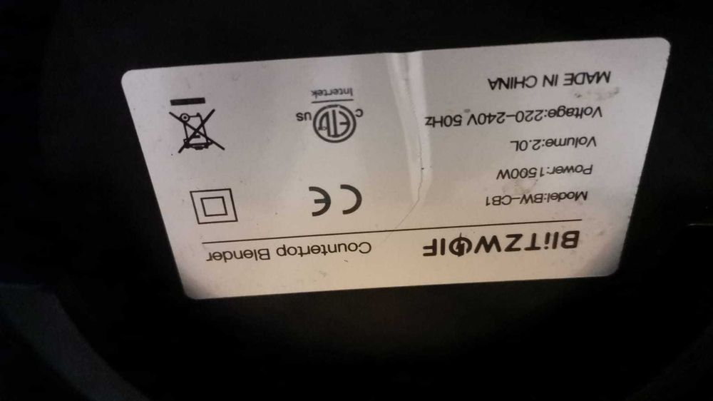 ocazie blender 1500w blitzwolf countertop pentru reparatie