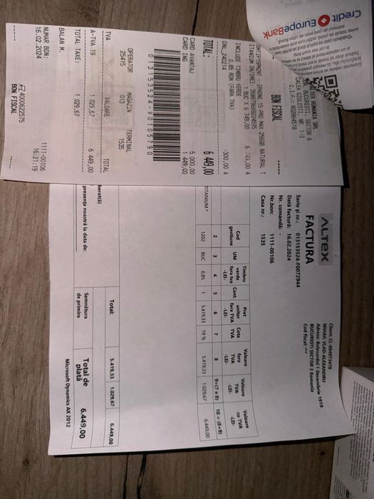 Vand Iphone 15 pro max