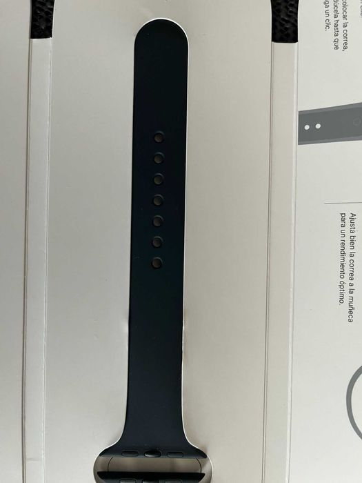 Curea originala Apple Midnight Sport Band, 45 mm, set S/M si M/L