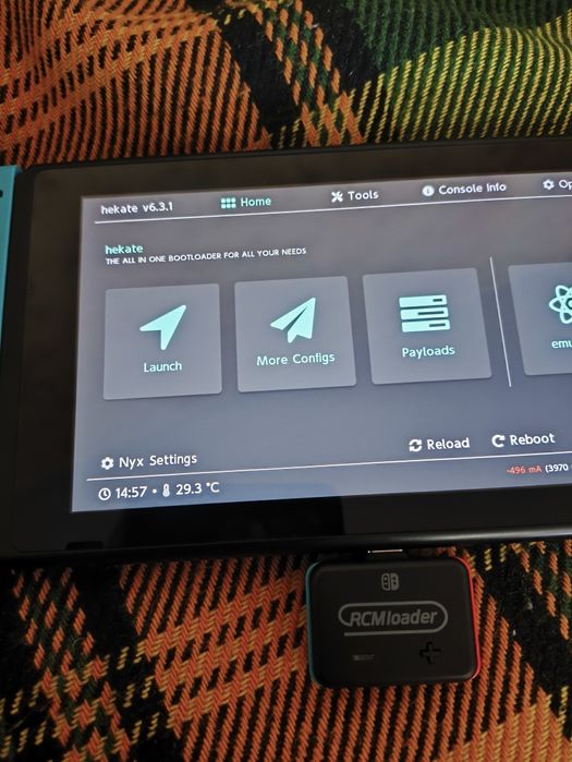 Nintendo Switch V1 Hekate/Atmosphere 128 gb