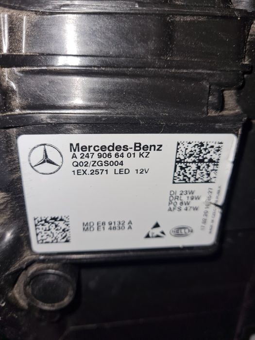 Far dreapta full led Mercedes GLA W247 / cod-A2479066401KJ /an-2019+