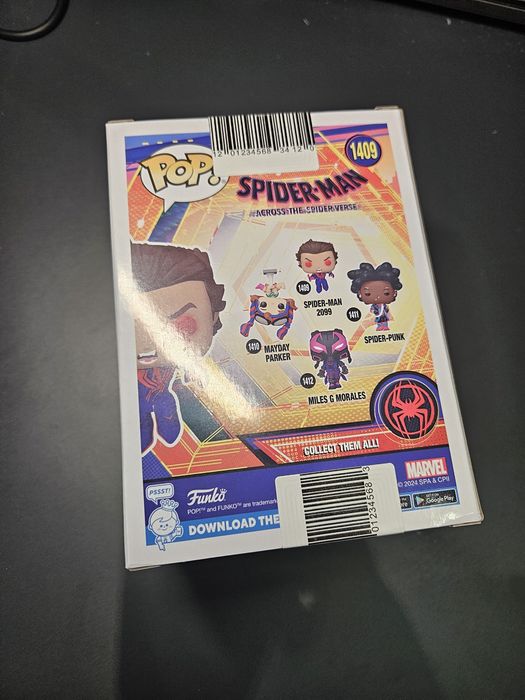 Figurina funko pop spiderman 2099.