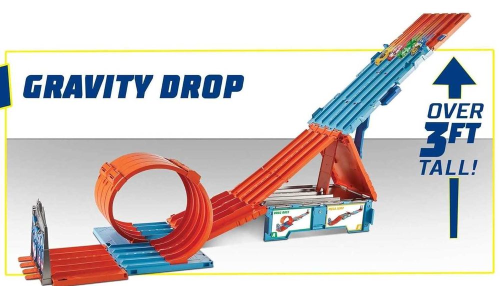 Hot Wheels multitrack race. Модулна писта с много конфигурации