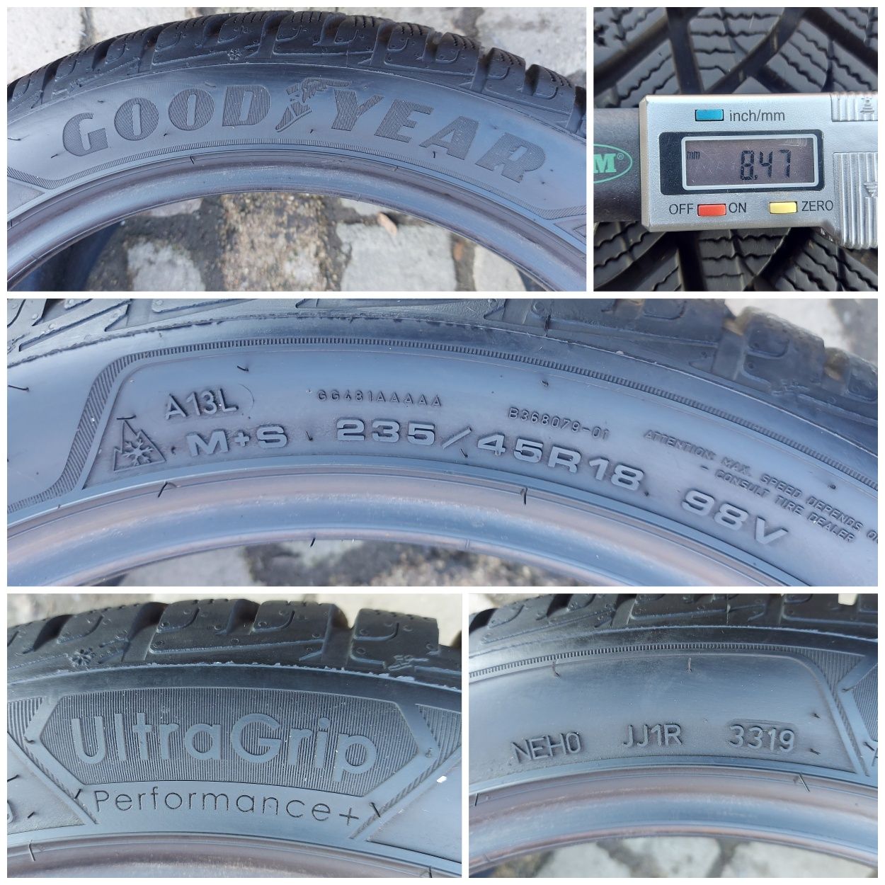 O bucată 235/45 R18 M+S iarnă - una Bridgestone Pirelli Semperit