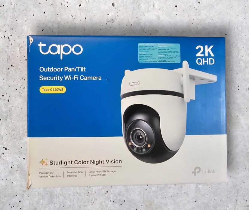 Camera de supraveghere de exterior Smart TP-Link Tapo C520WS