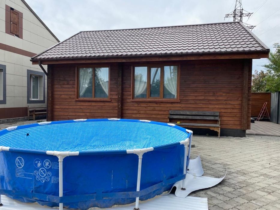 Сруб на дровах, баня в банном комплексе «Чемпион»