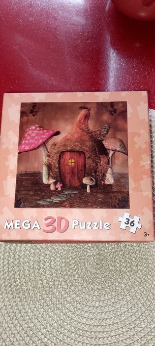 Объемный пазл "Грибной дом".