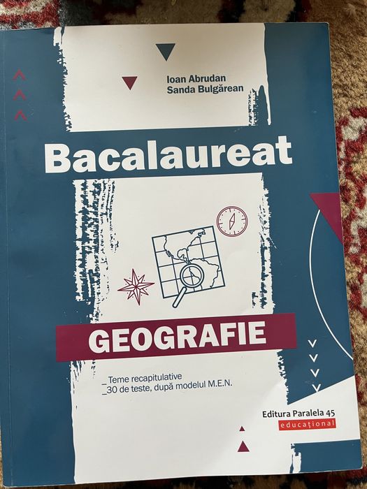 Cărti pt bac , romană mate geografie noi super oferta