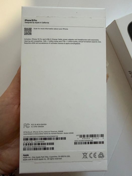iPhone 15 Pro 256GB