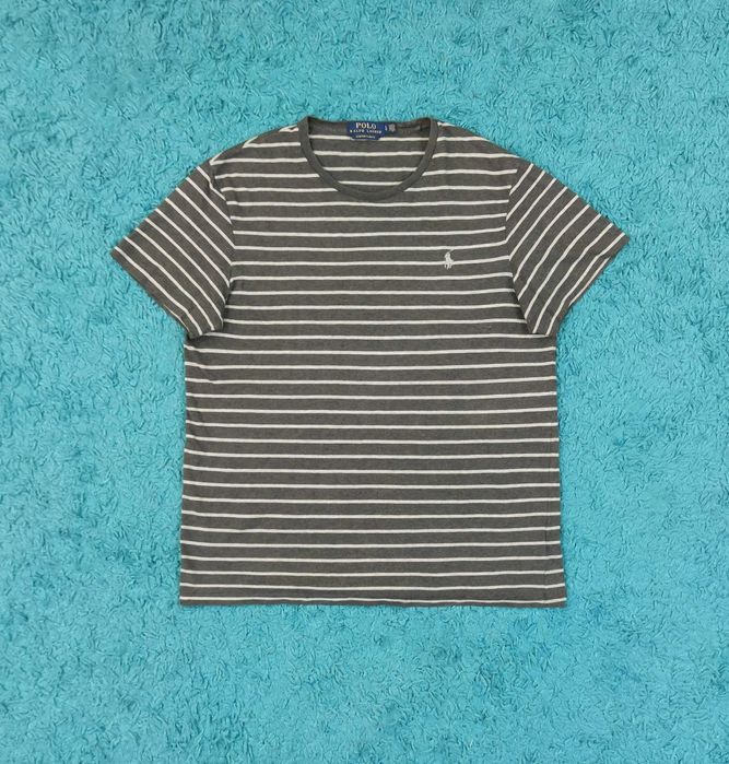 Tricou Polo Ralph Lauren - Striped Gray
