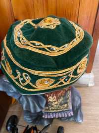 Стара шапка Тюбетейка ръчно изработена 19 век