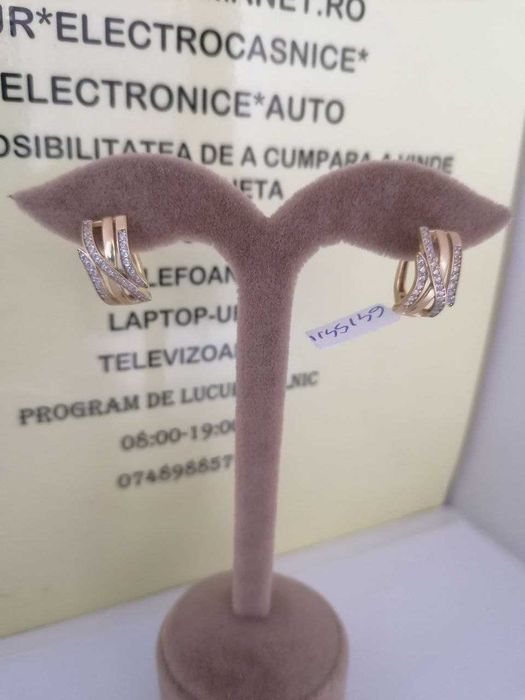 cercei aur 14k  (m2) star amanet