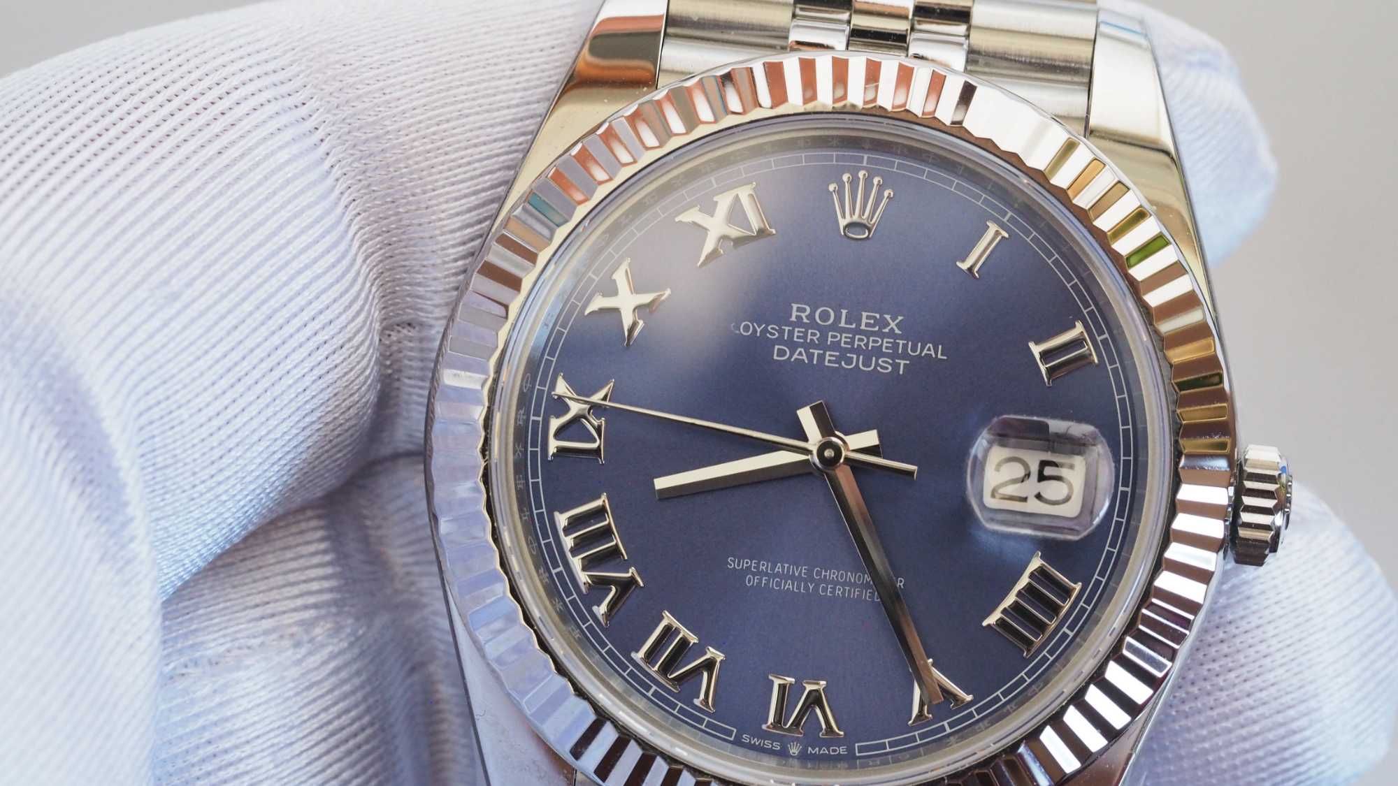 Rolex Datejust 41mm с оригинално стъкло и дата