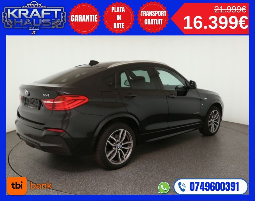 Bmw X4 M Pack  2.0d xDrive  An 2015 rate fara avans