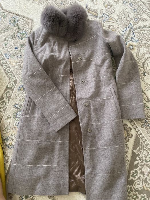 Пальто и қалың қэкардиган модный