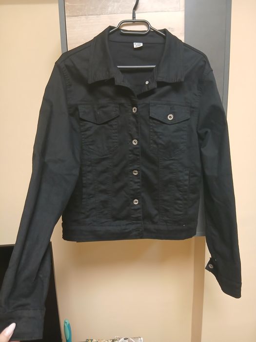 Черно дънково яке