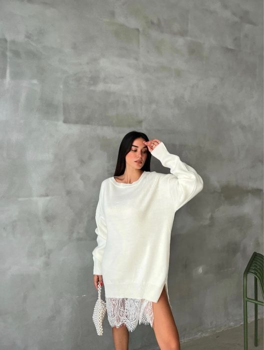 Рокля тип блузон , универсален размер